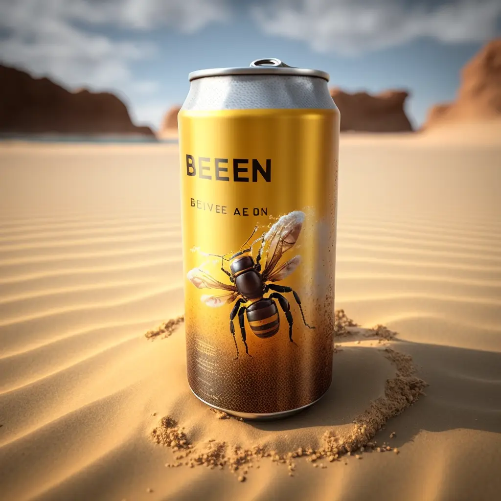 Desing Bee Honey Energy Drink