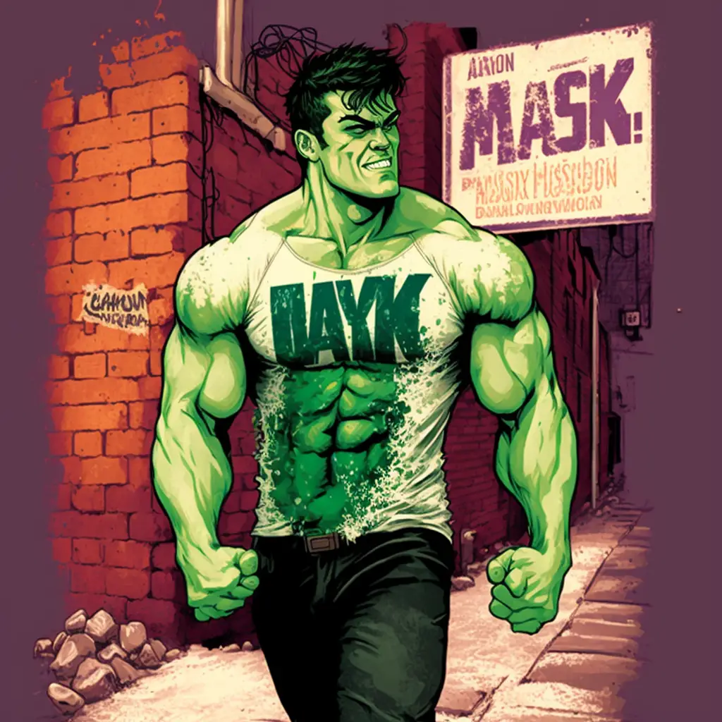 Man With Incredible Hulk Body