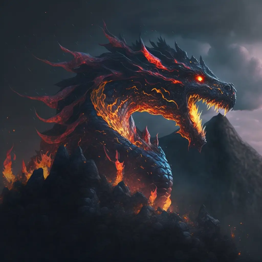 Striking Fire Dragon