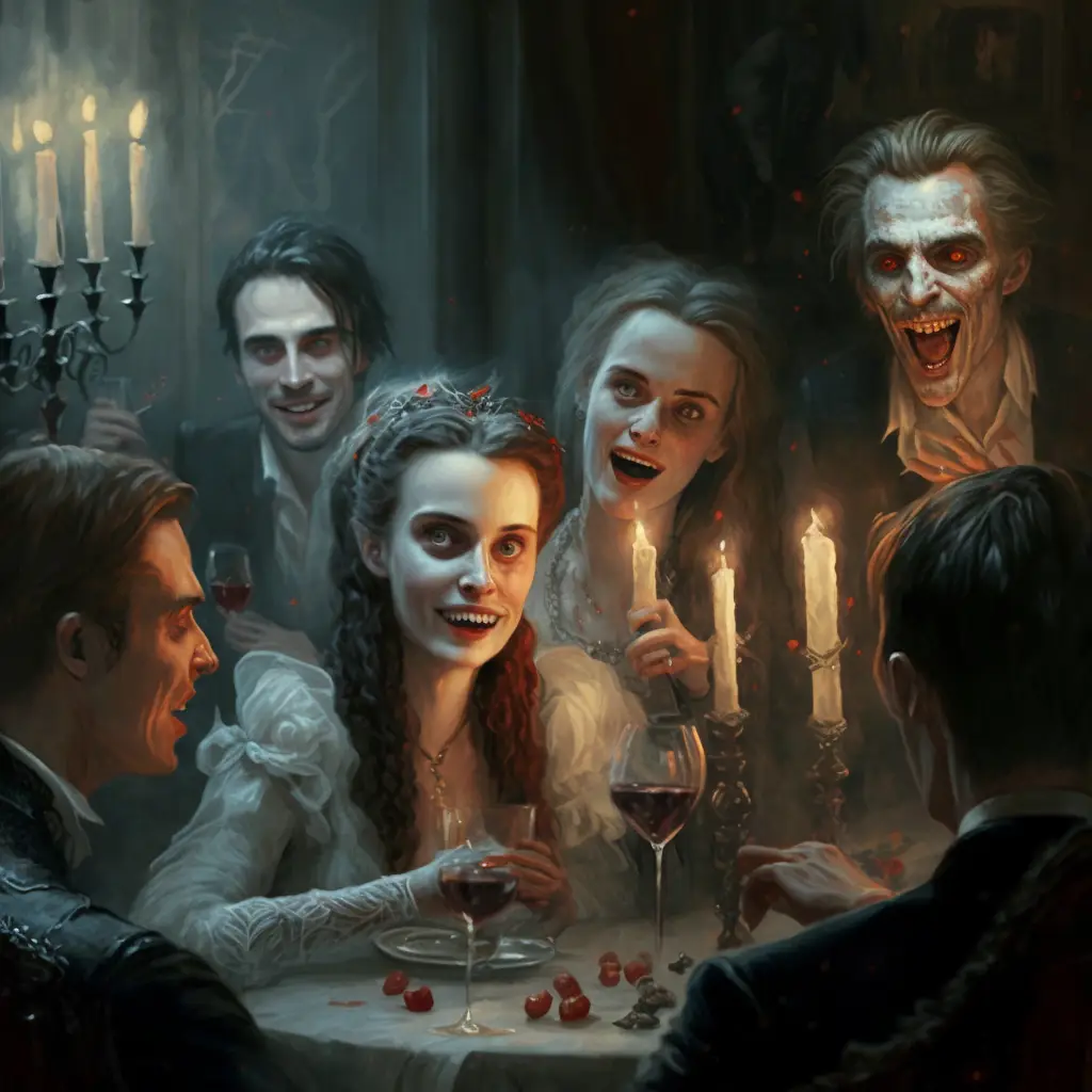 Vampire Party Valentine'S Day