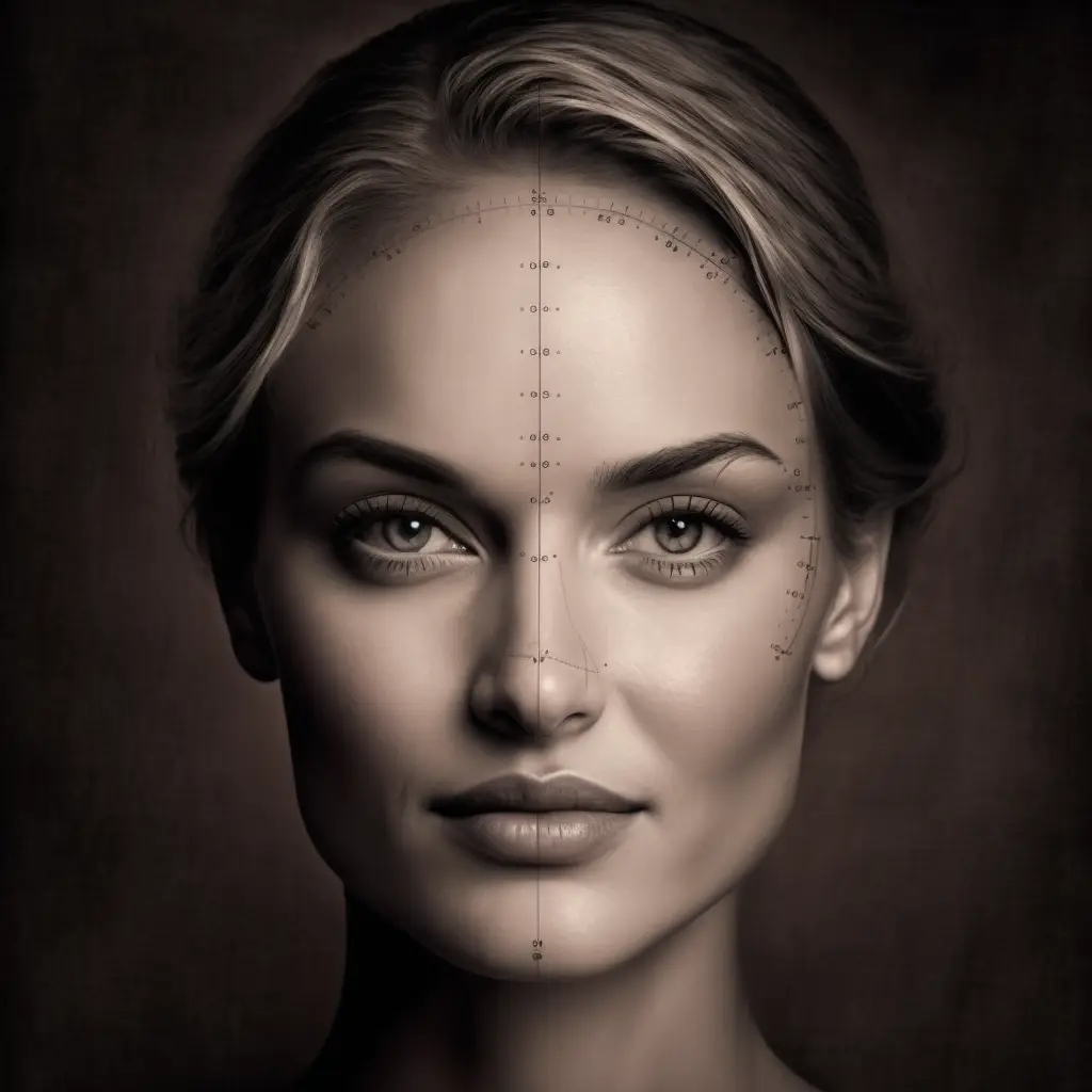 A Womans Face Proportions Based